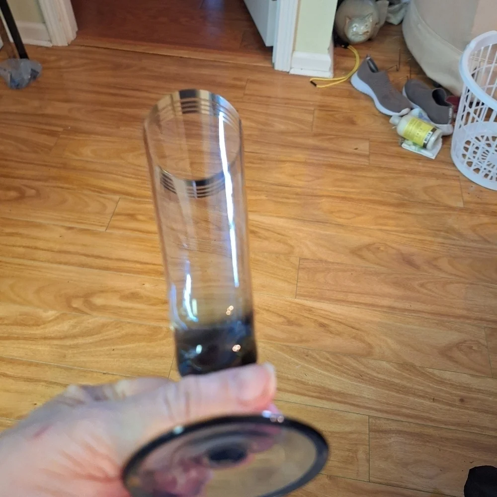Pilsner rainbow purple glass